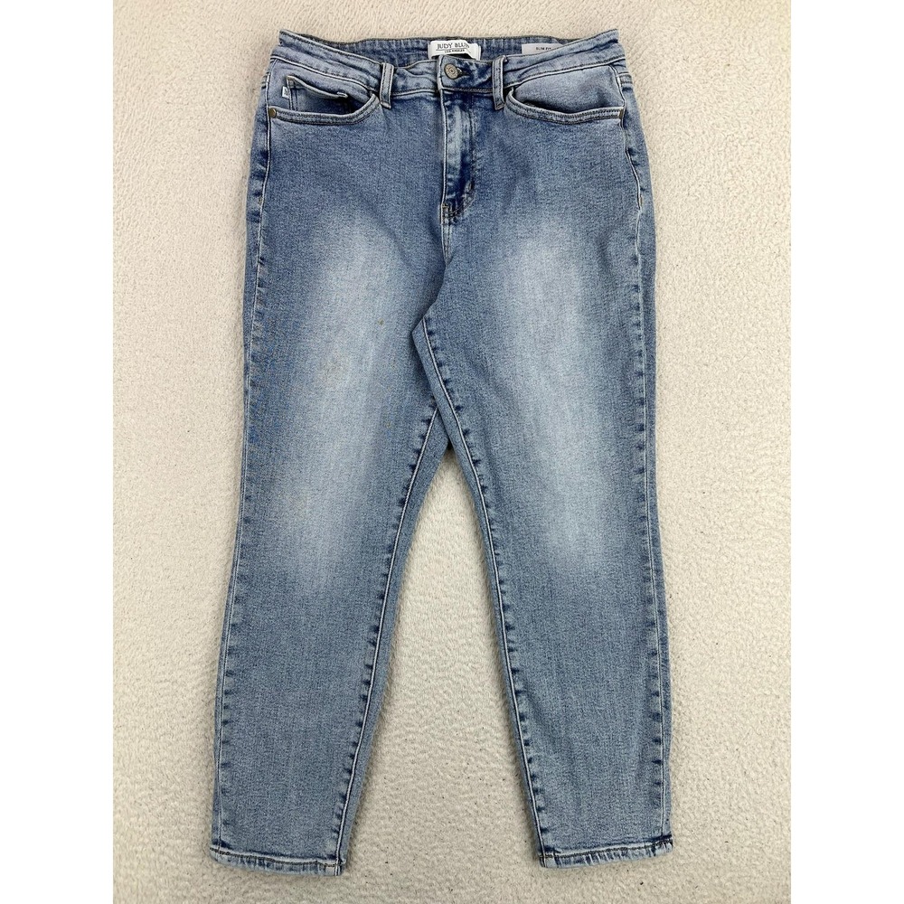 Judy Blue Slim Fit Jeans Womens 31 Blue Medium Wash High Rise JB88225 LT
